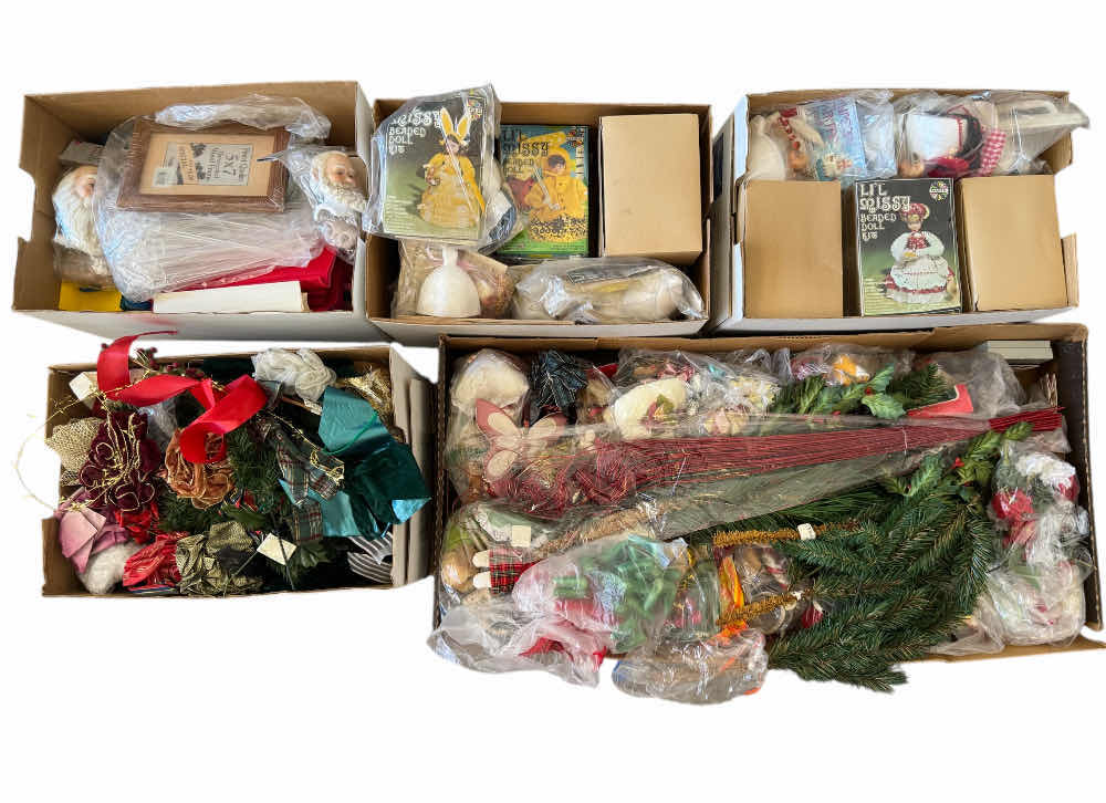 Photo 1 of ASSORTMENT OF CHRISTMAS DECORATIONS