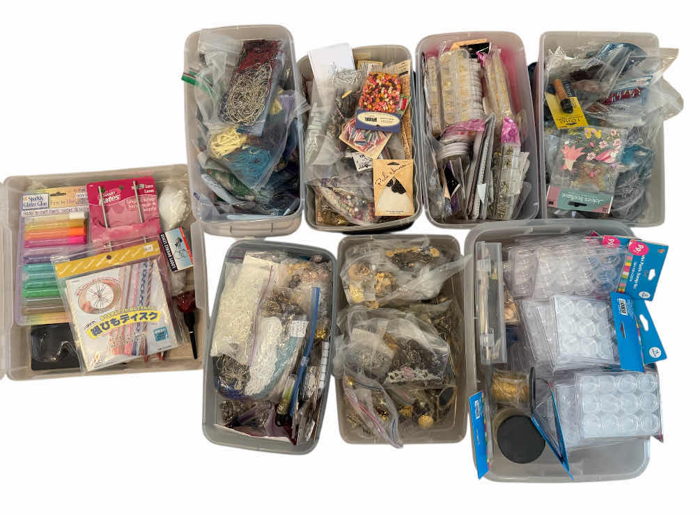 Photo 1 of ASSORTMENT OF CRAFTING SUPPLIES