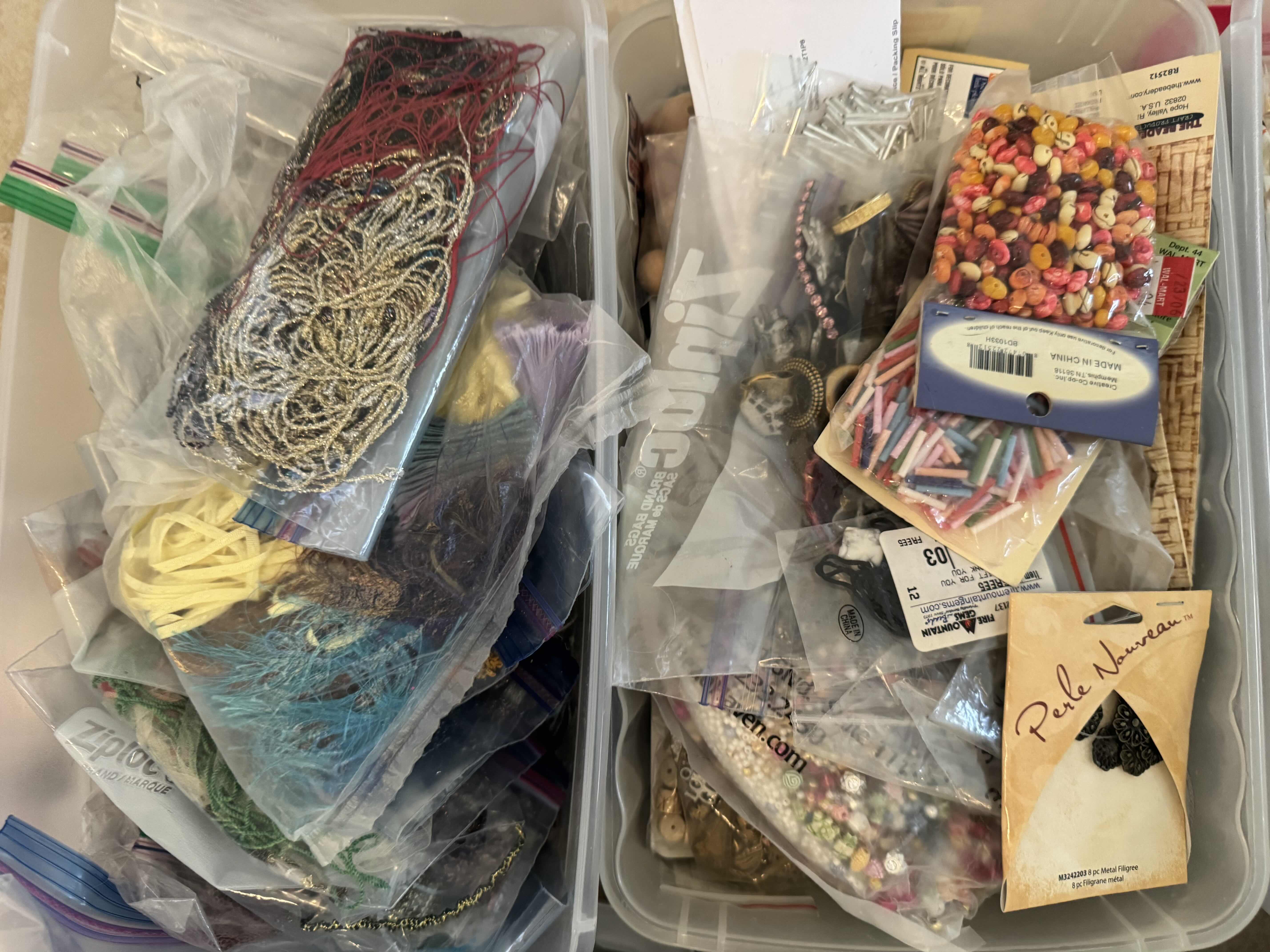 Photo 1 of ASSORTMENT OF CRAFTING SUPPLIES