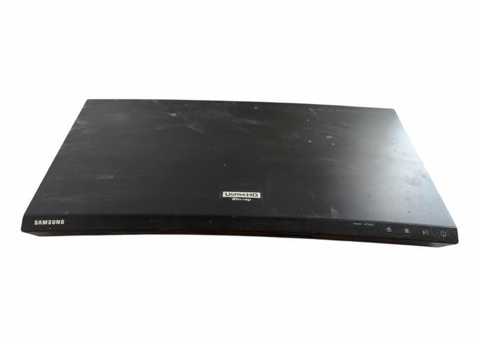 Photo 1 of VINTAGE EMERSON VHS AND DVD PLAYER, SAMSUNG ULTRA HD BLU- RAY PLAYER, ASSORTED VINTAGE PHONES