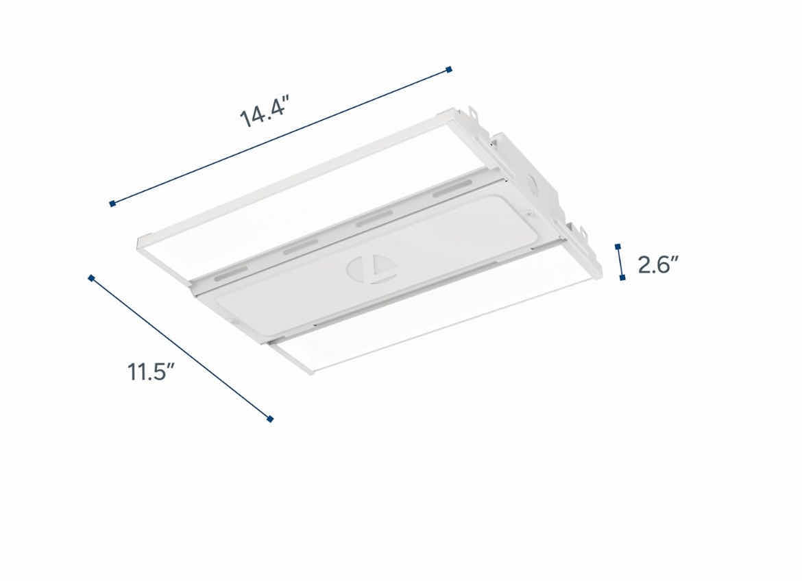 Photo 1 of NEW LITHONIA LIGHTING COMPACT PRO HIGH BAY SUSPENDED/SURFACE MOUNT WHITE LED LIGHT 1006320227