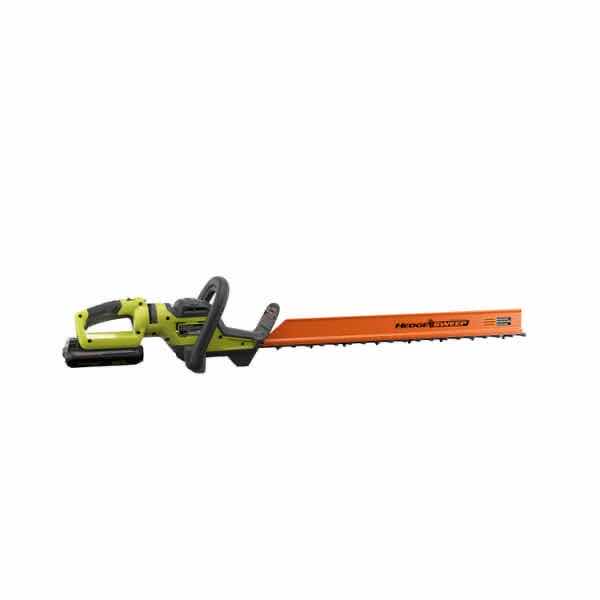 Photo 2 of NEW RYOBI 40V 24" ELECTRIC CORDLESS HEDGE TRIMMER (TOOL ONLY)