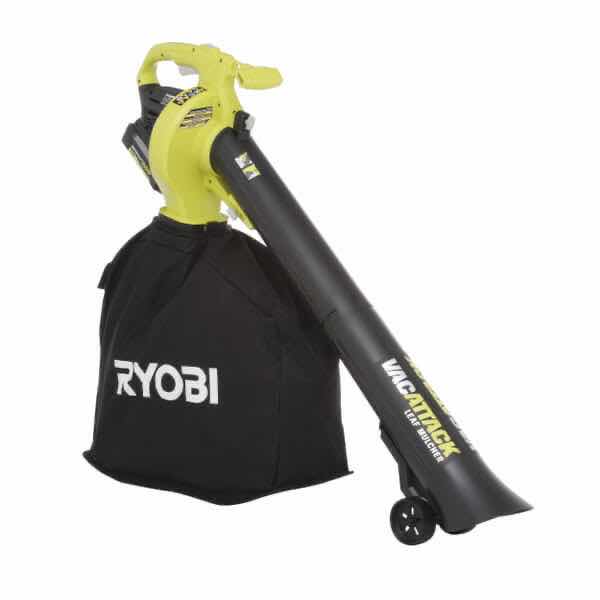 Photo 1 of RYOBI 40V ELECTRIC CORDLESS VAC ATTACK LEAF VACUUM (TOOL ONLY)