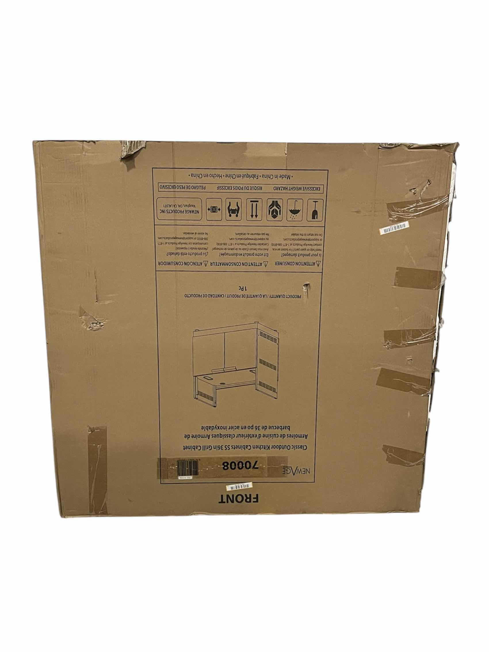 Photo 1 of NEW NEWAGE 36” CLASSIC STAINLESS STEEL OUTDOOR KITCHEN/BBQ GRILL CABINET 70008