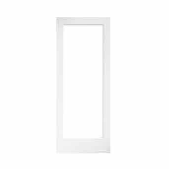 Photo 1 of NEW EIGHT DOORS WHITE FINISH SOLID CORE SINGLE GLASS DOOR SLAB 30” X 80”