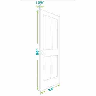 Photo 1 of NEW EIGHT DOORS WHITE FINISH FRENCH DOOR SLAB 24” X 80”