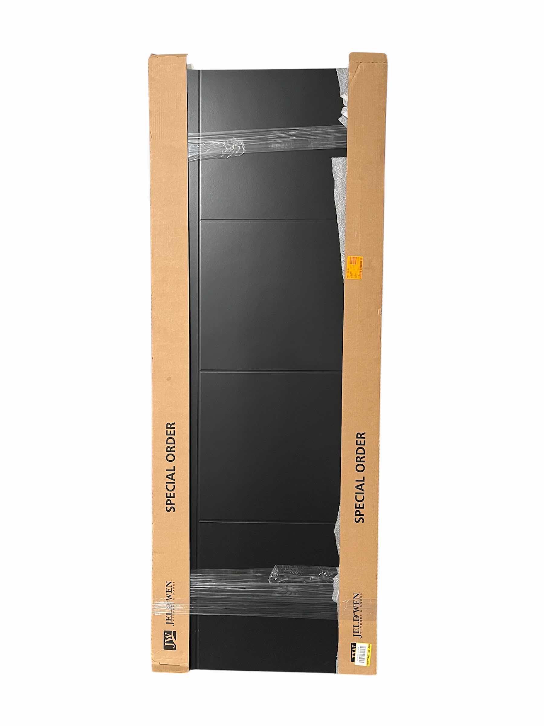 Photo 2 of NEW JELD-WEN MATTE ONYX BLACK FINISH INTERIOR DOOR SLAB 30” X 80”
