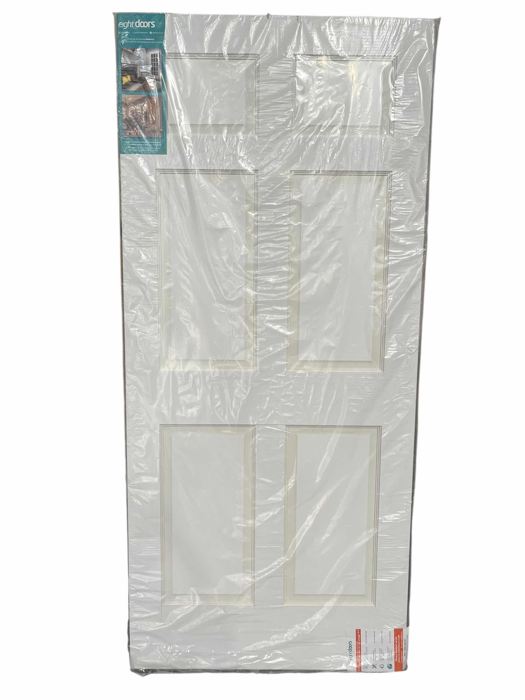 Photo 1 of NEW EIGHT DOORS WHITE FINISH 6-PANEL SOLID CORE INTERIOR DOOR SLAB 36” X 80”