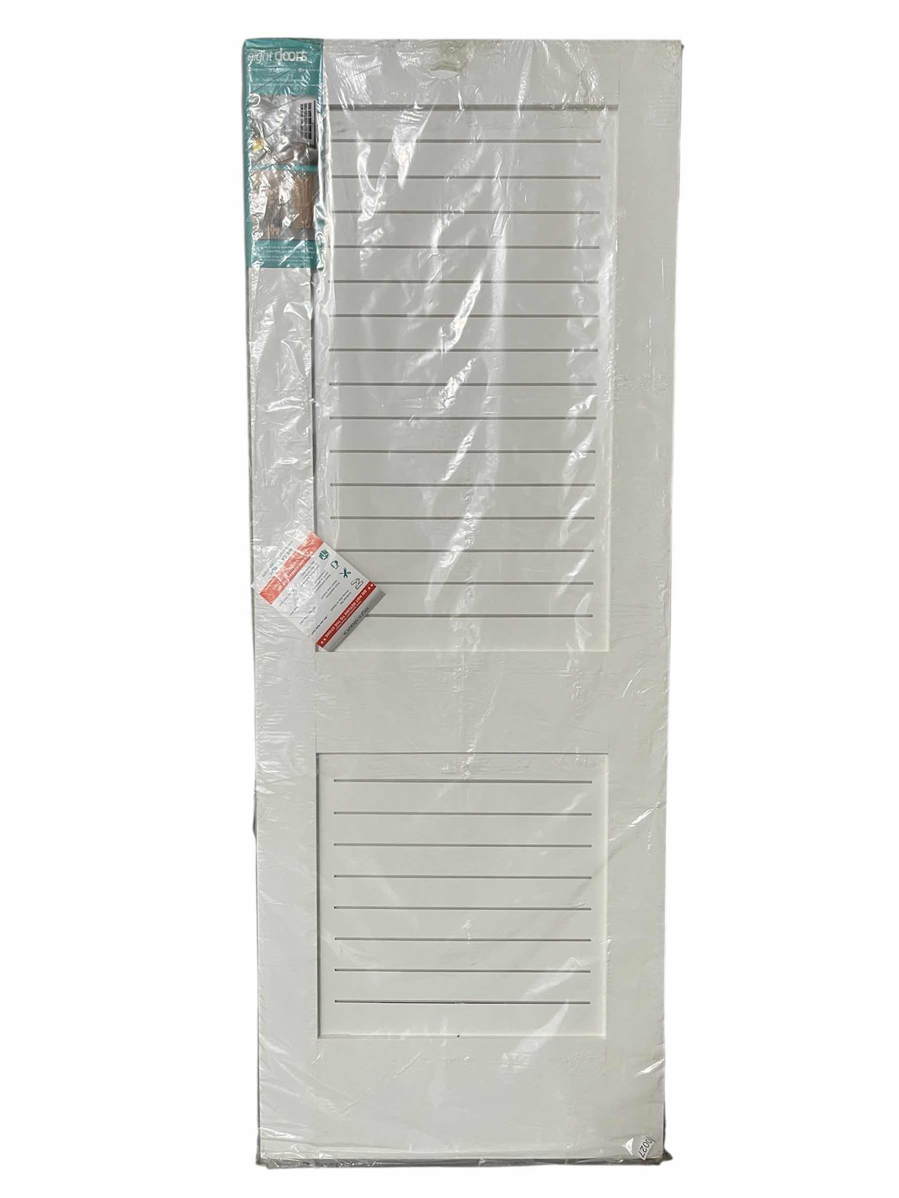 Photo 1 of NEW EIGHT DOORS WHITE FINISH FLAT LOUVER SOLID CORE INTERIOR DOOR SLAB 30” X 80”