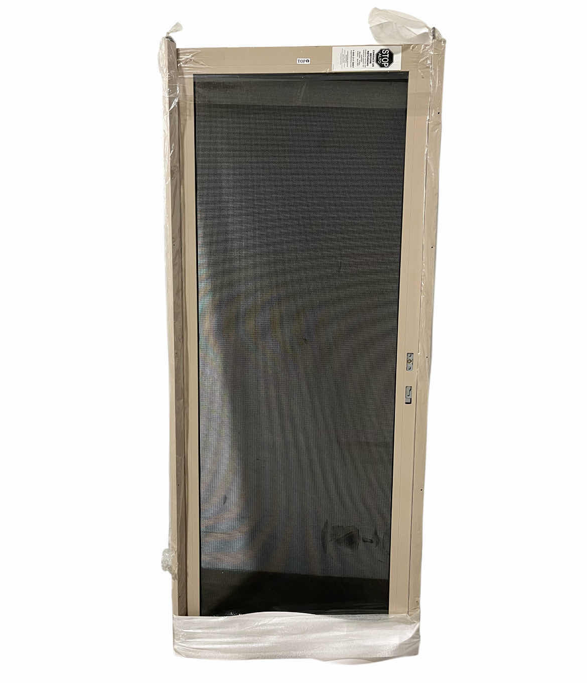 Photo 1 of MESHTEC TAN FINISH BLACK METAL MESH PREMIUM SECURITY SCREEN DOOR 32” X 0.80” H80”