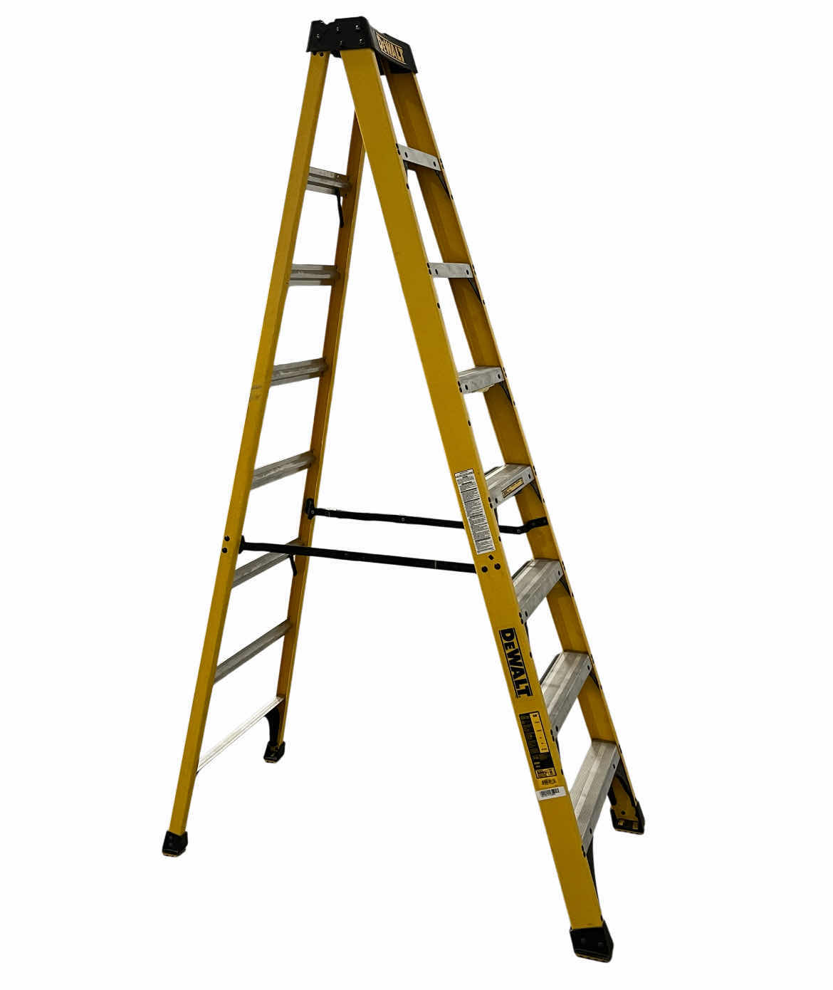 Photo 2 of DEWALT 8FT/12FT REACH FIBERGLASS STEP LADDER 300LBS CAP DXL3010-08