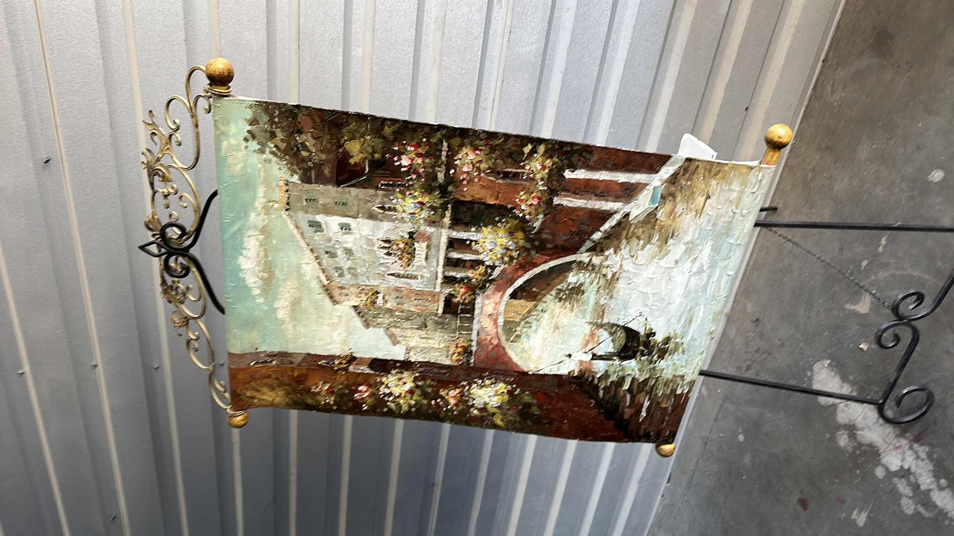 Photo 1 of OIL PAINTING ON CANVAS VENICE SCENE 28”X 42”