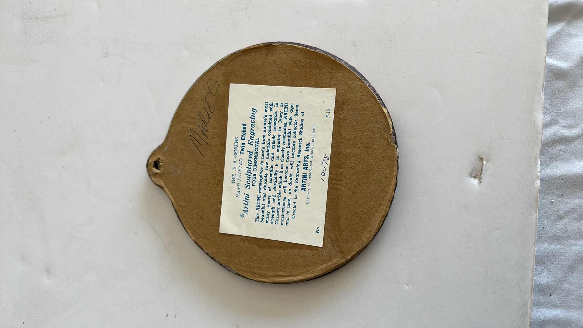 Photo 1 of ARTINI SCULPTURED ENGRAVING THREE PIECES