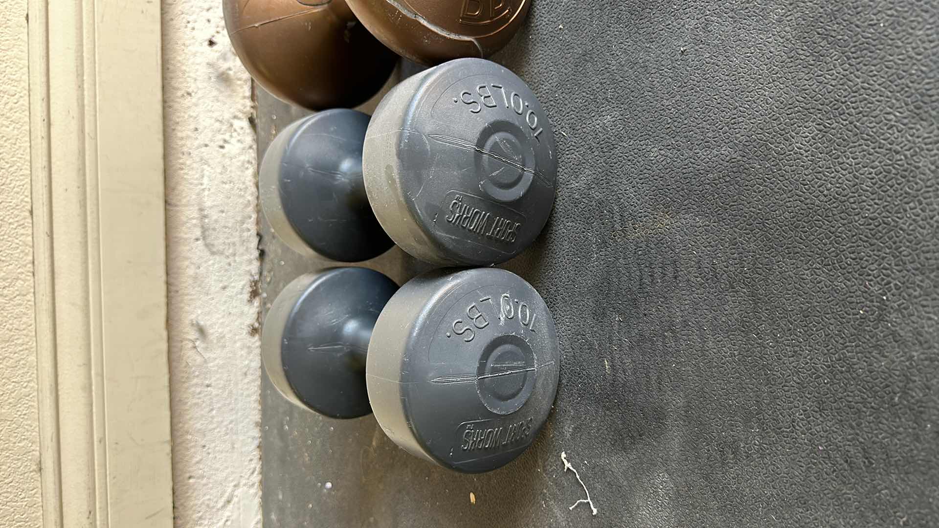 Photo 1 of 2-SETS OF 10LB AND 11LB WEIGHTS