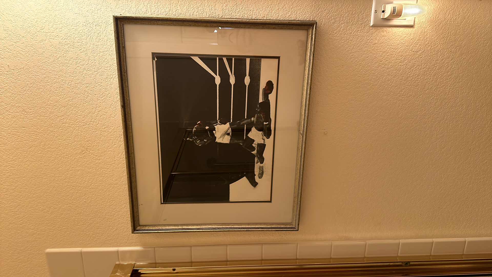 Photo 1 of COLLIER ART CORPORATION COA “ALI” LITHOGRAPH 23” X 19”