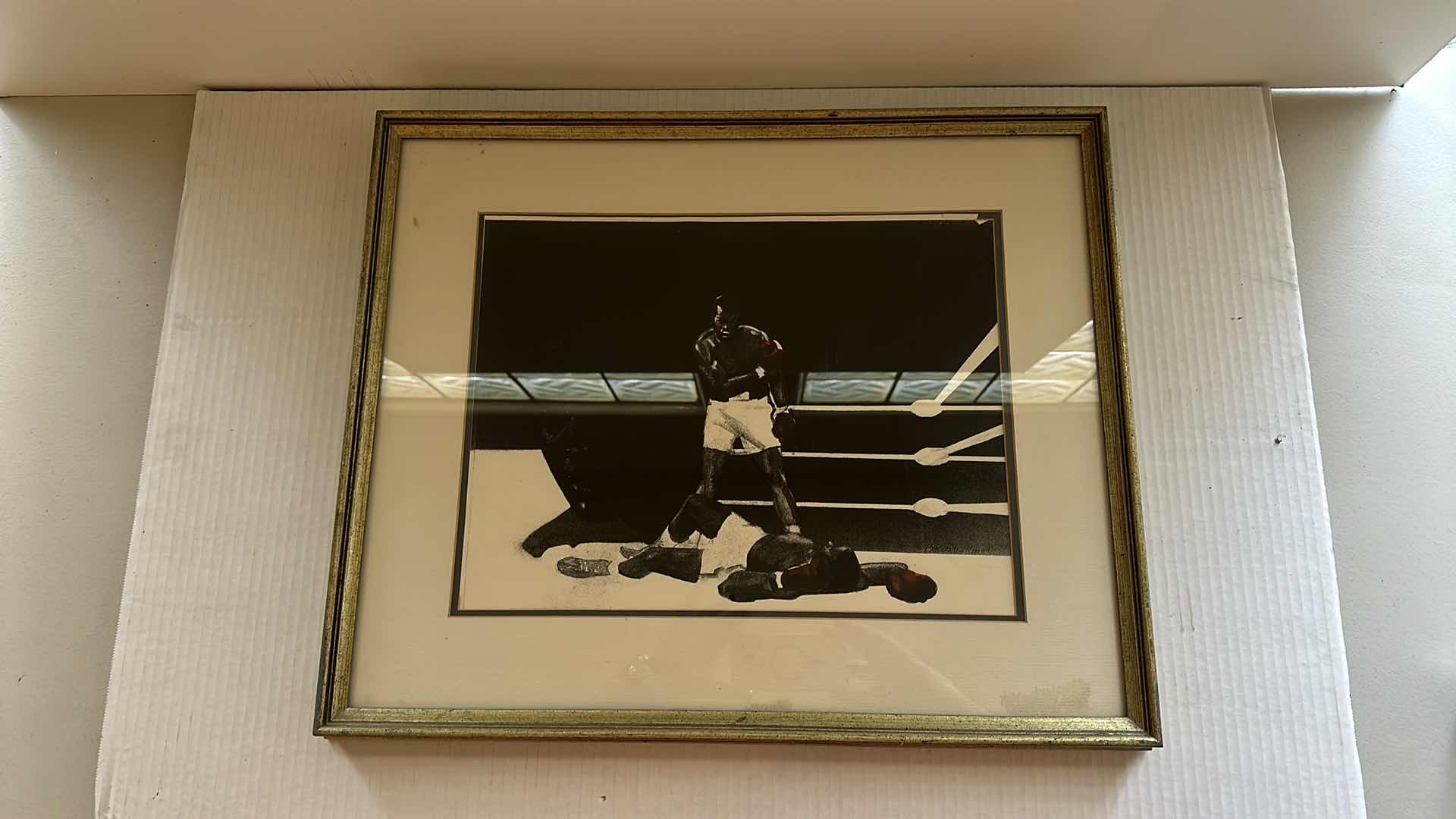 Photo 1 of COLLIER ART CORPORATION COA “ALI” LITHOGRAPH 23” X 19”