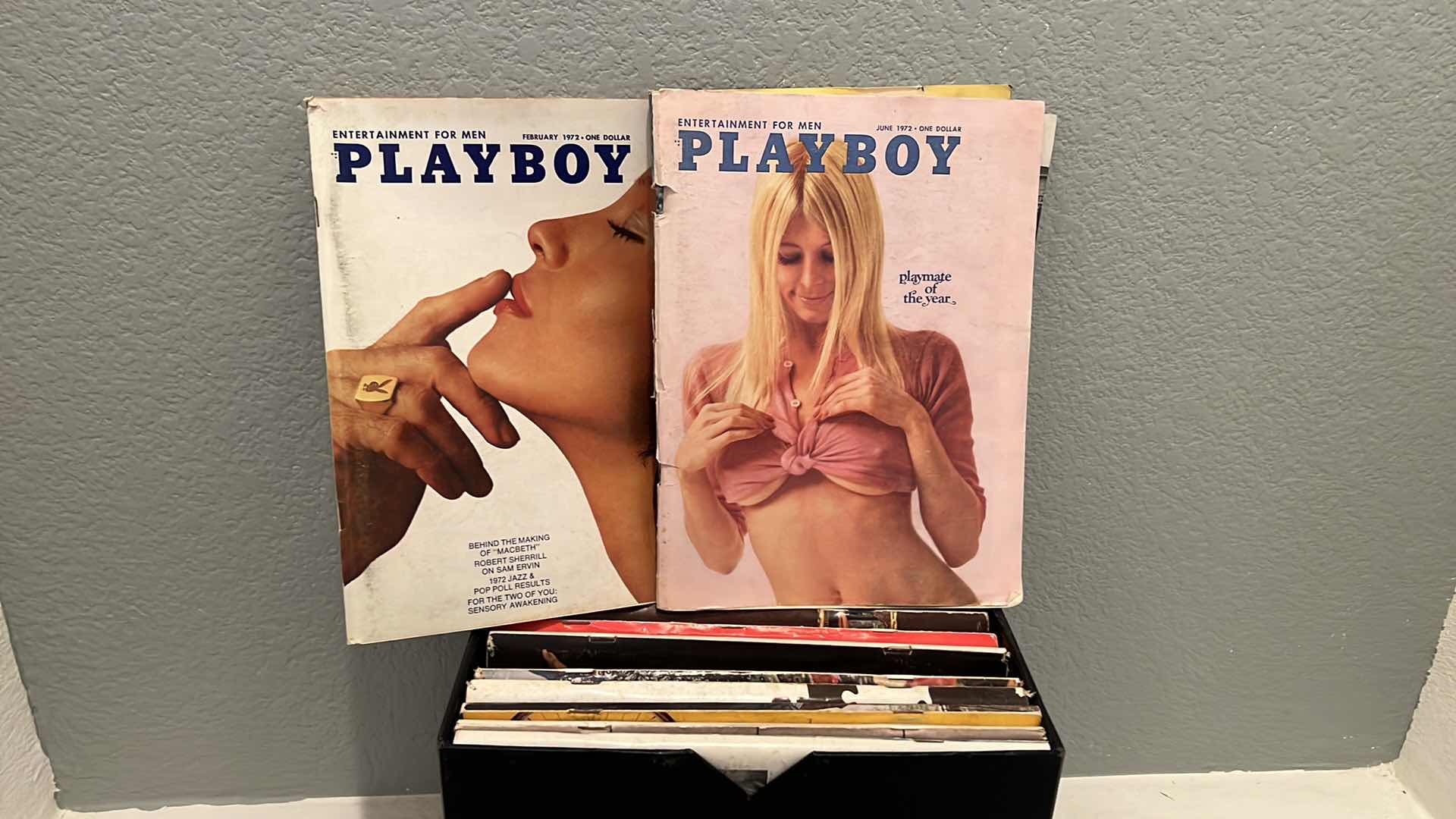 Photo 1 of 11-VINTAGE PLAYBOY MAGAZINE 1971-1972