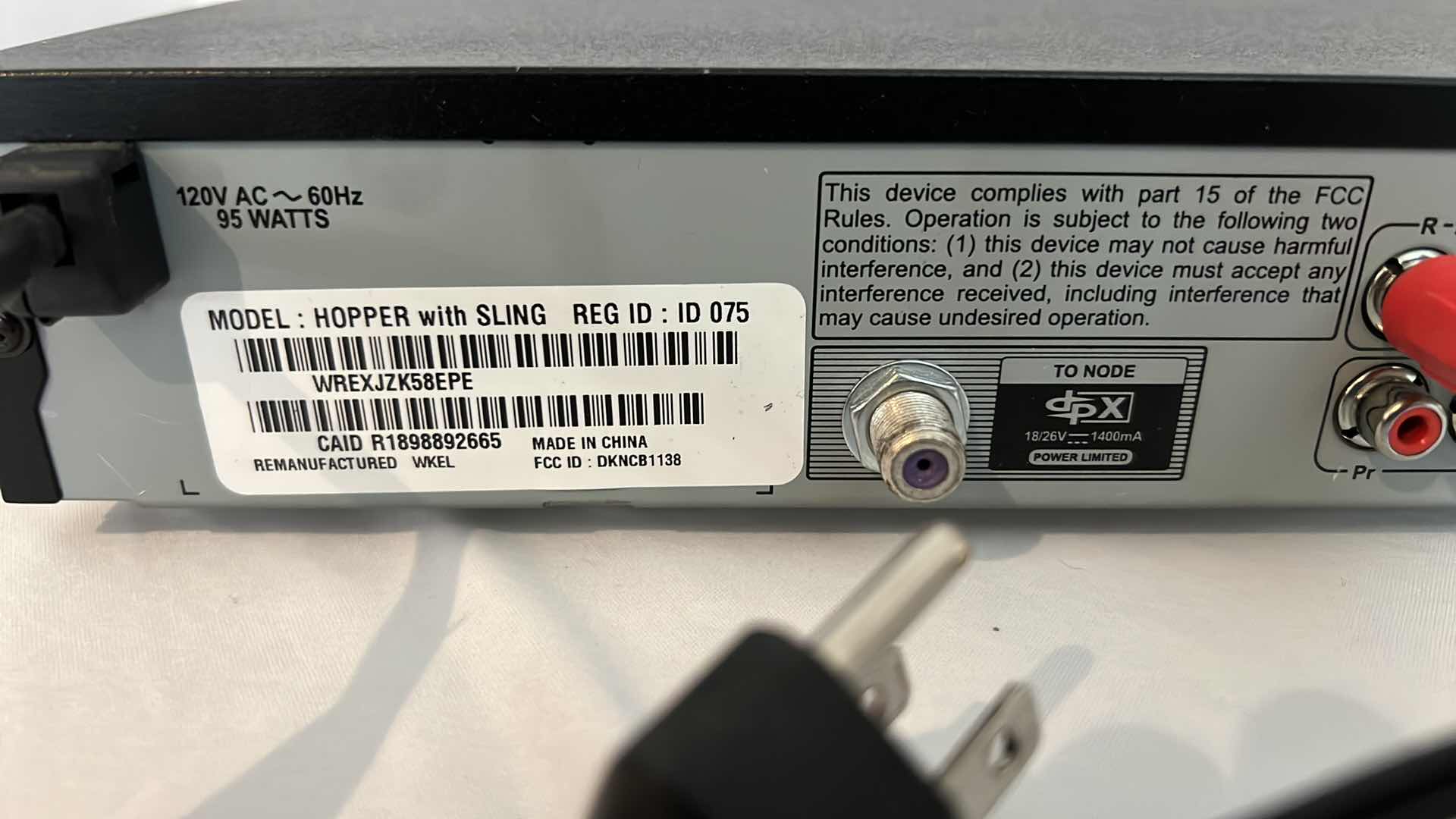 Photo 1 of DISH HOPPER W SLING, SONY BLU-RAY SYSTEM W REMOTE