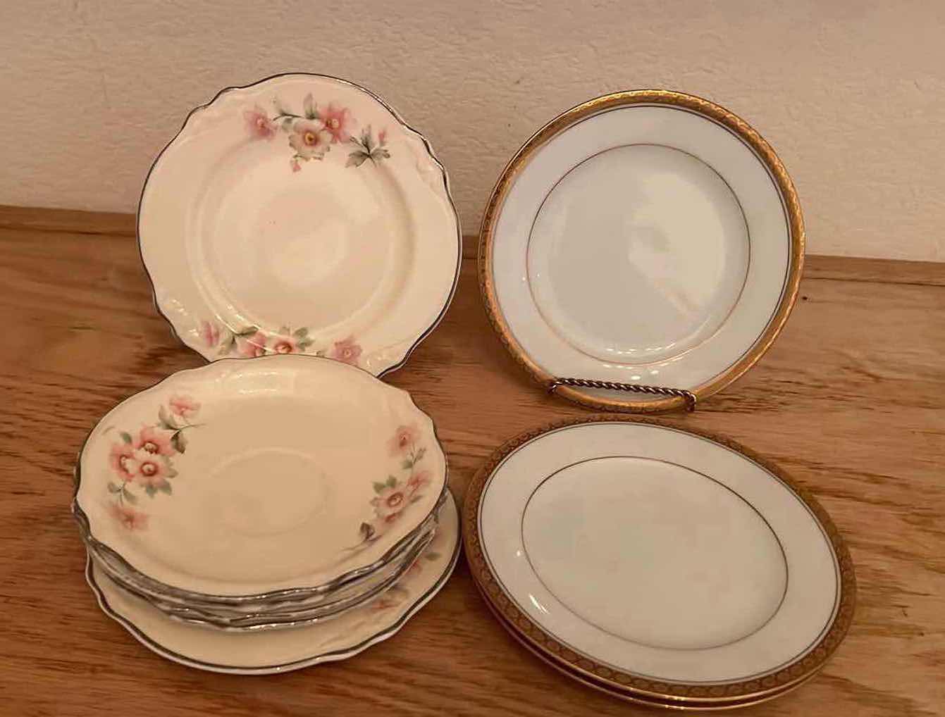 Photo 1 of 9-VINTAGE HOMER LAUGHLIN & NORITAKE SMALL PORCELAIN CHINA PLATES