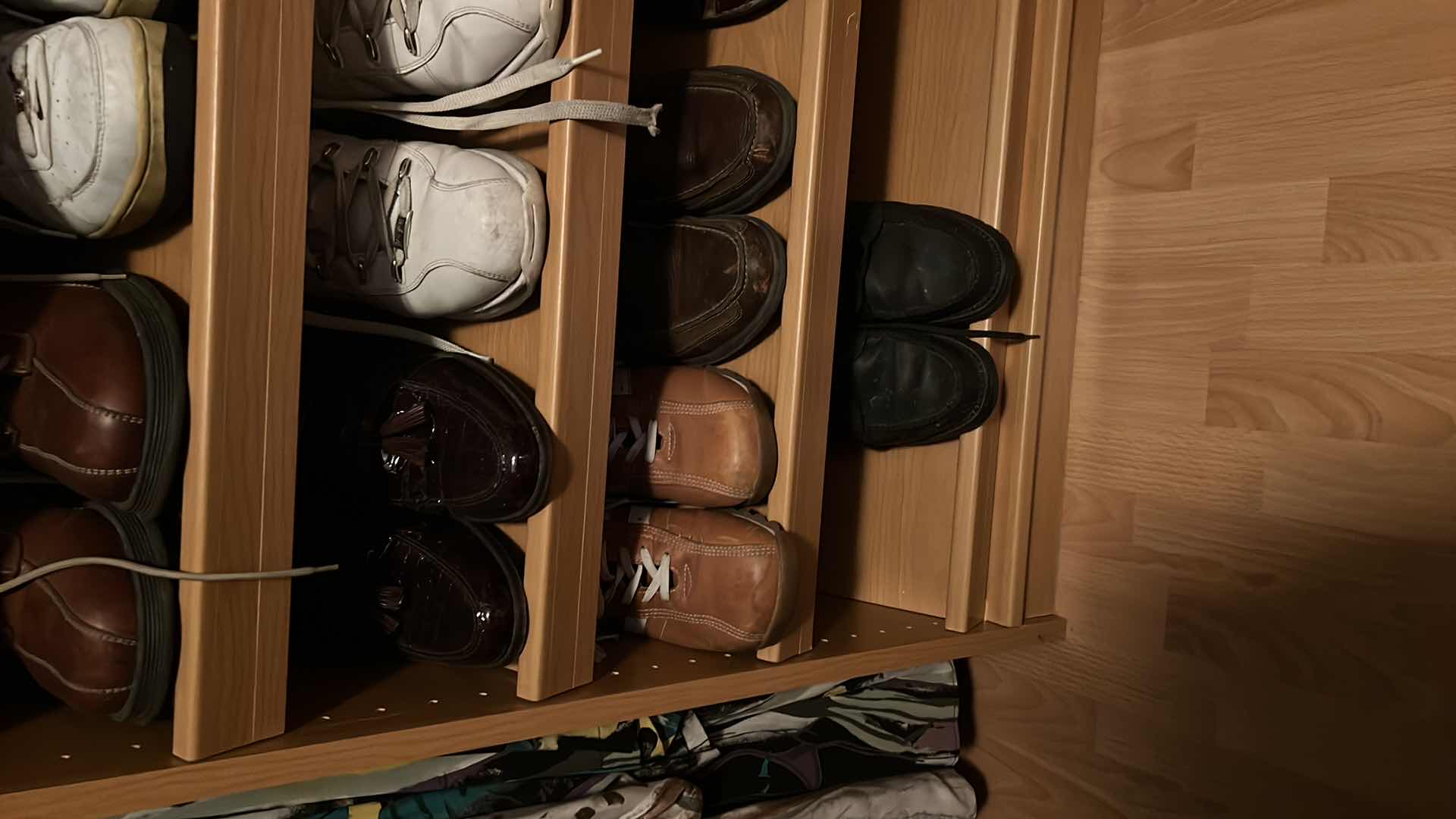 Photo 1 of CLOSET SHELVES MEN'S SHOES (APPROX SIZE 10'S)