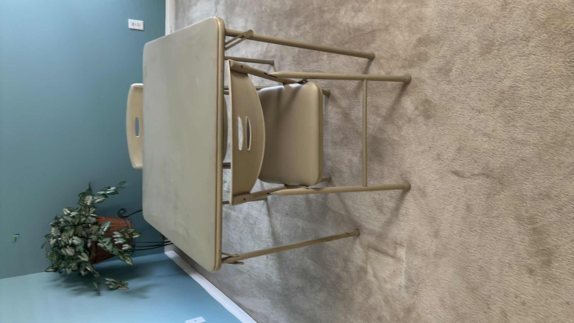 Photo 1 of FOLDING CARD TABLE W 2 CHAIRS