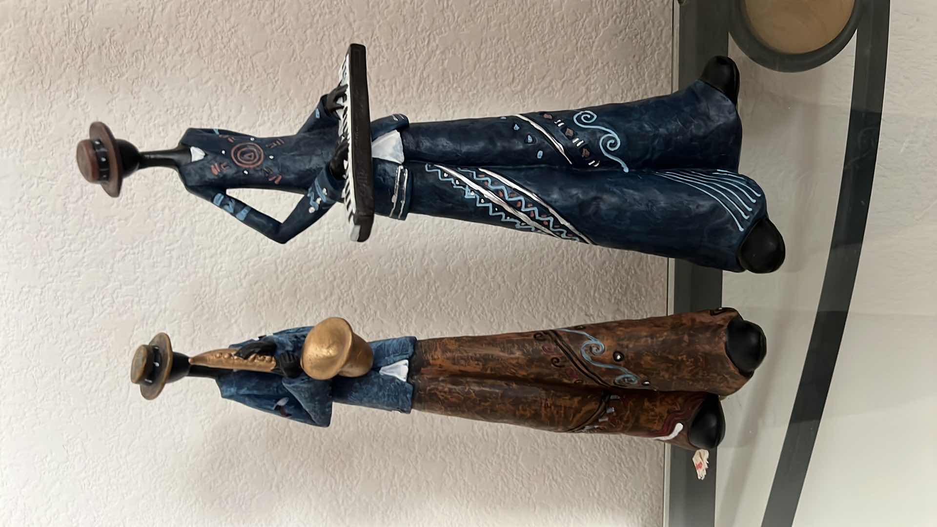 Photo 1 of 4-COLLECTIBLE FIGURINES (TALLEST 17")