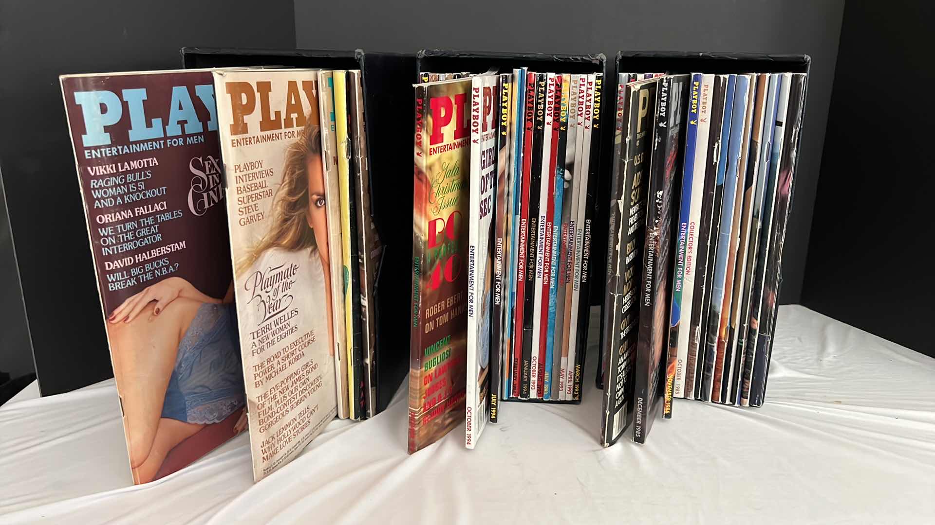 Photo 1 of 3-BOXES W PLAYBOY & ENTERTAINMENT MAGAZINES