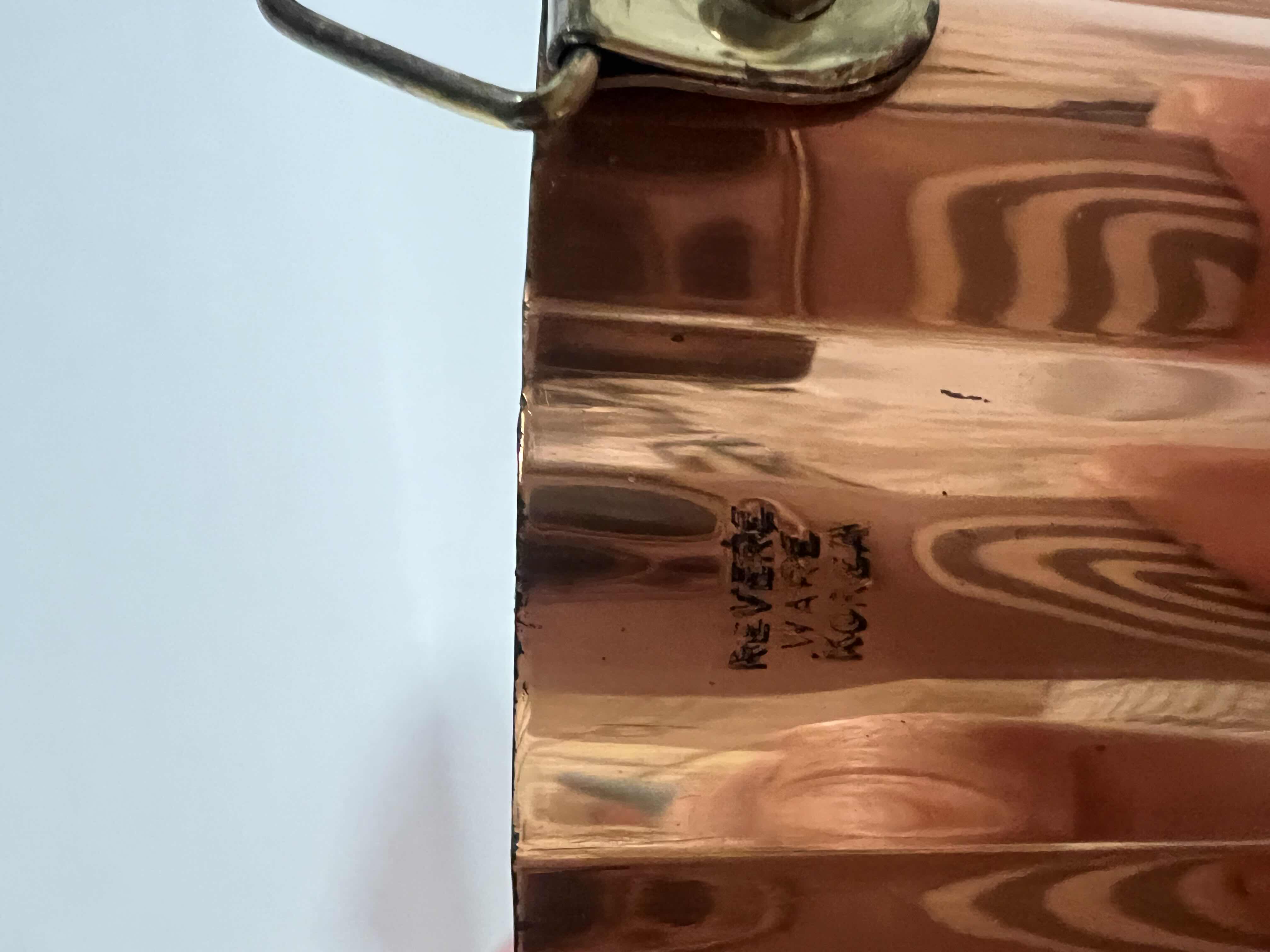 Photo 2 of 2-NIB VINTAGE REVERE-WARE EUROPEAN HERITAGE COLLECTION. NICKEL LINED SOLID COPPER BREAD AND PUDDING MOLDS. INCLUDES RECIPE BOOK.