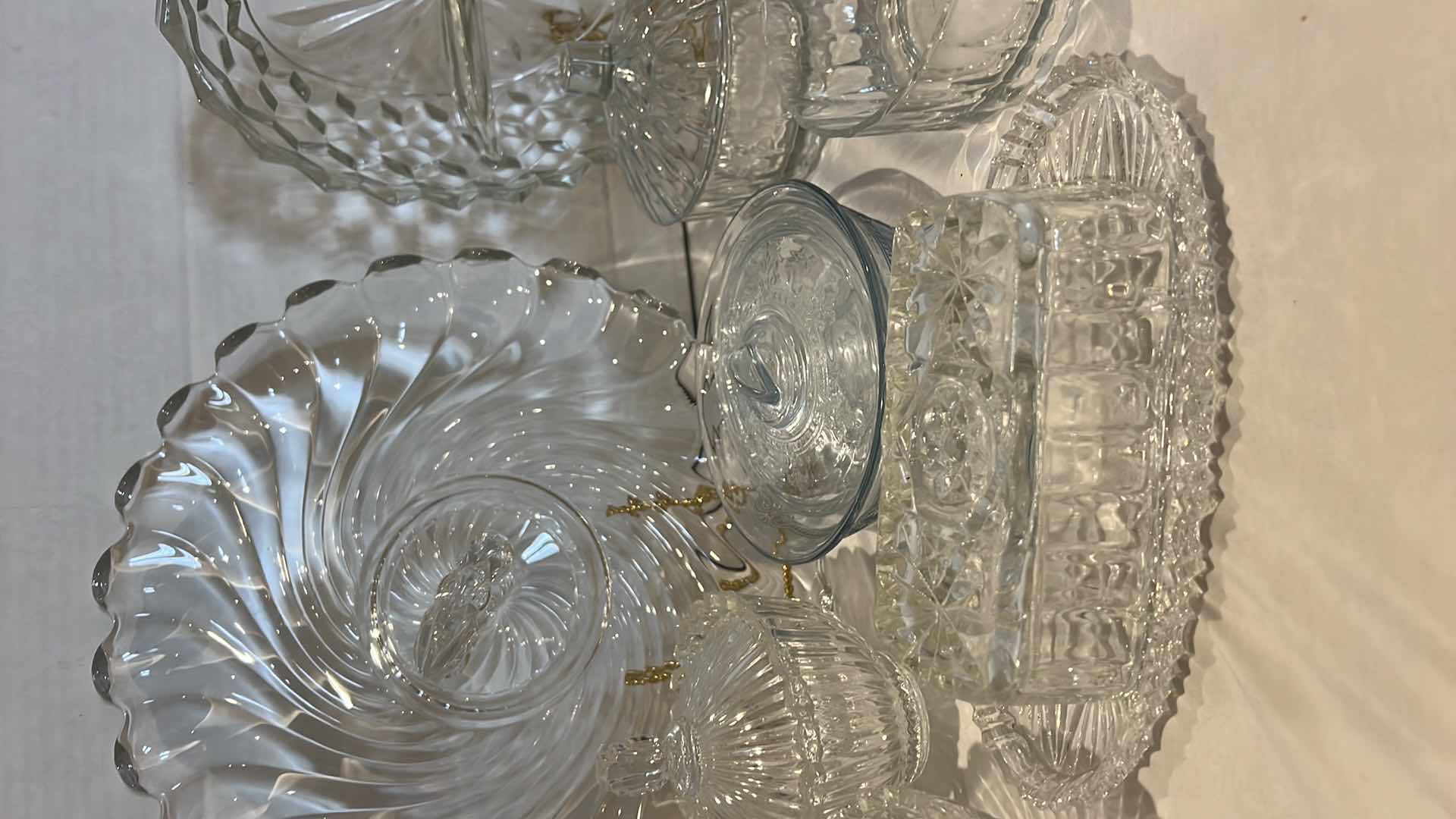 Photo 1 of 17 PCS- VINTAGE GLASS SERVEWARE