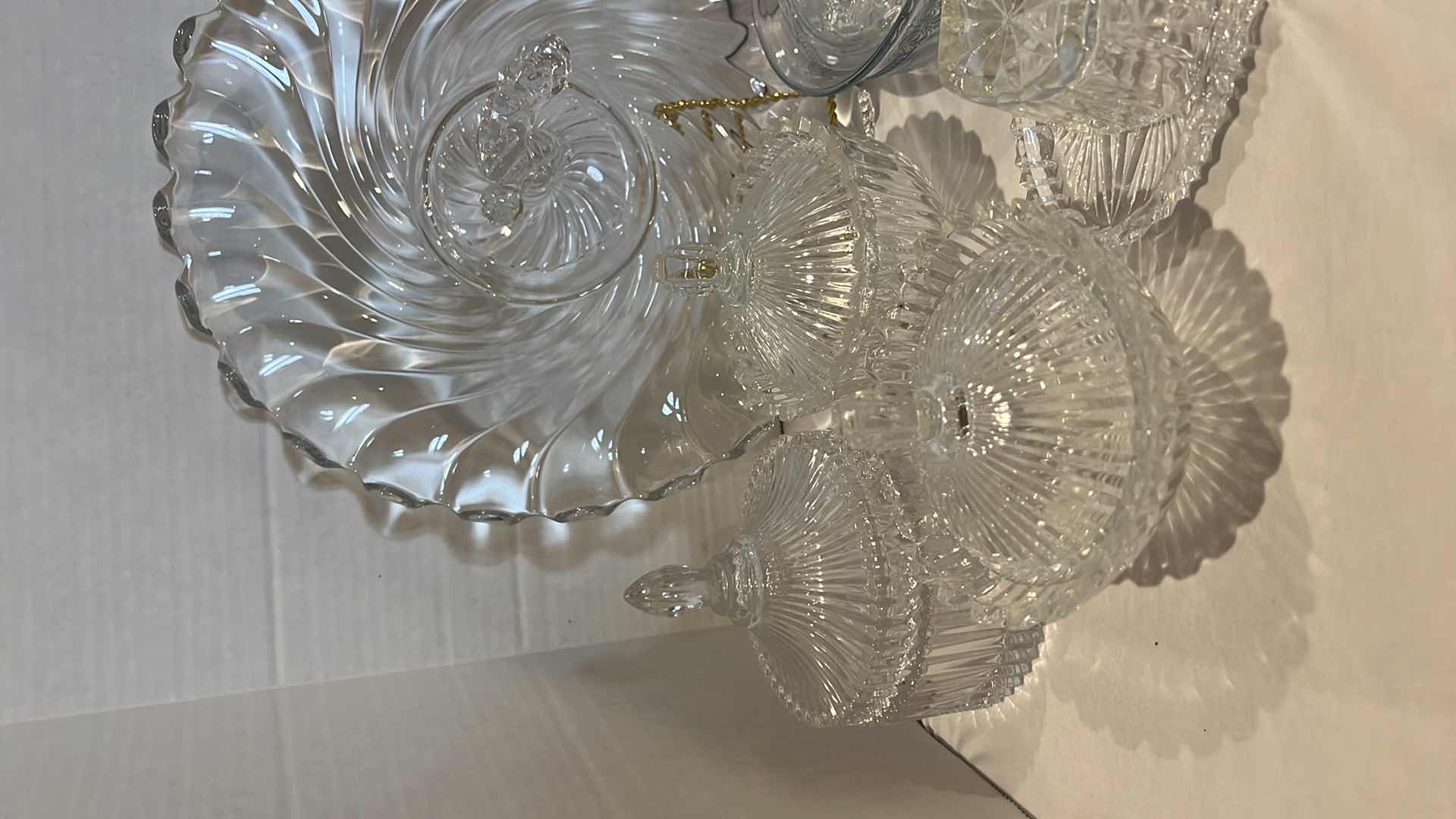 Photo 1 of 17 PCS- VINTAGE GLASS SERVEWARE