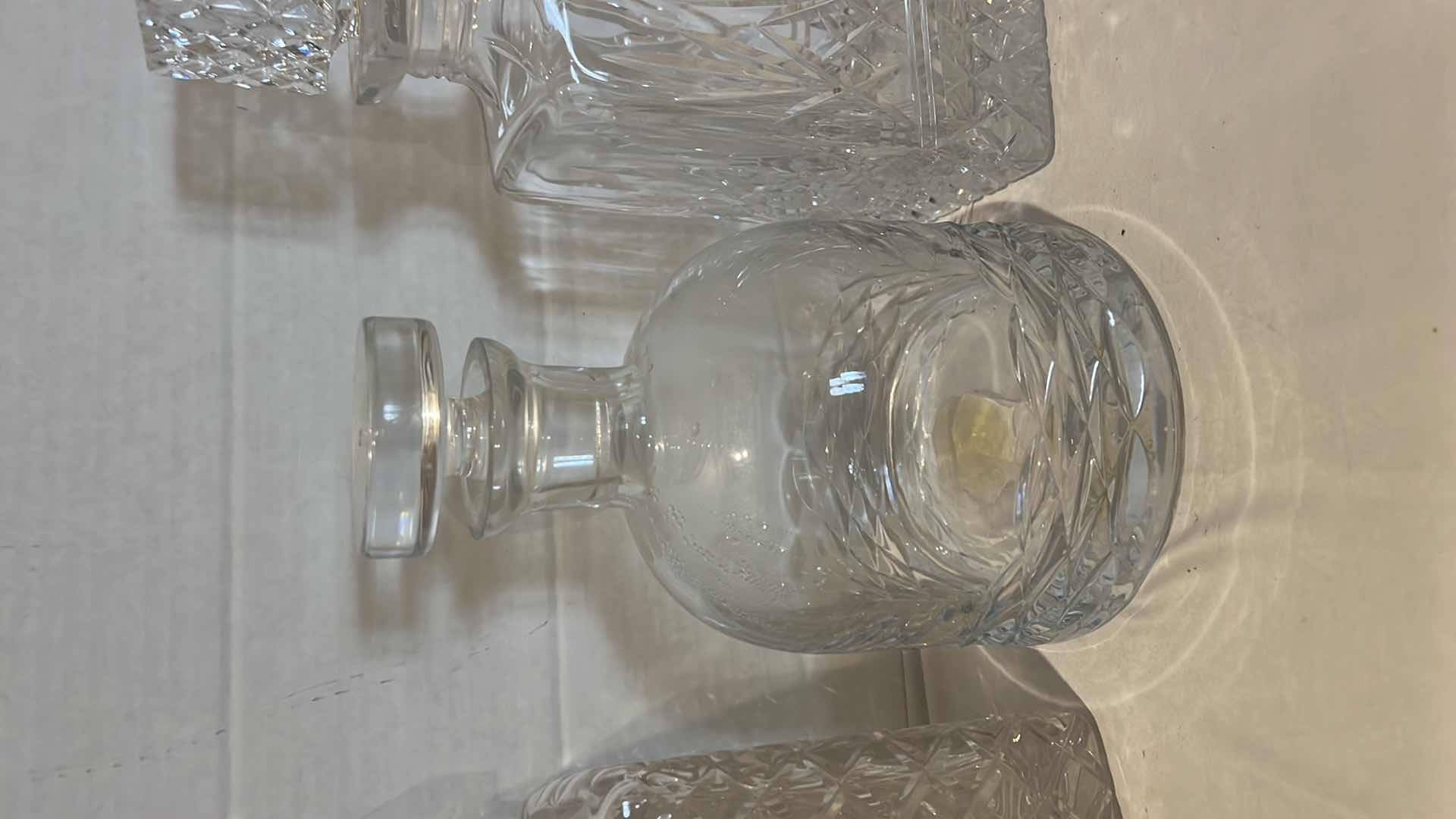 Photo 1 of 3-CRYSTAL DECANTERS