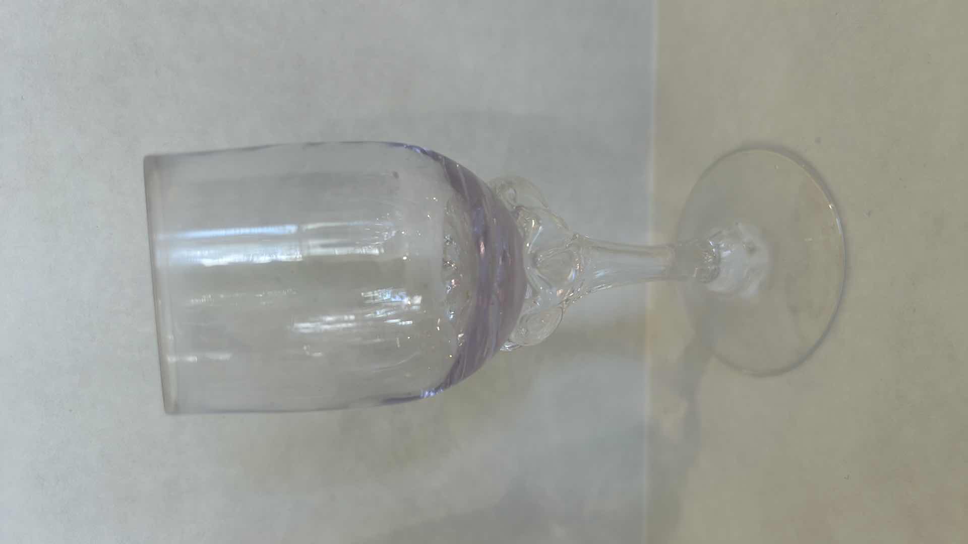 Photo 1 of 18PC CRYSTAL SHOT AND LIQUOR GLASSES TALLEST H5”