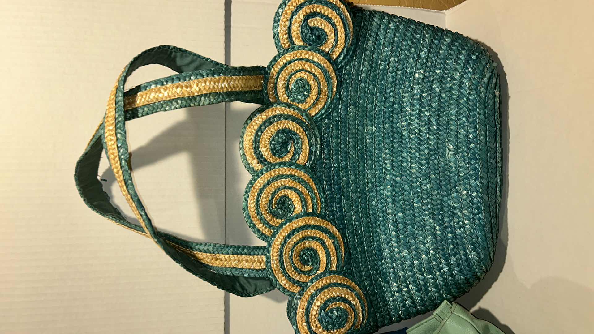 Photo 1 of 4-BLUE & GREEN COLORFUL HANDBAGS