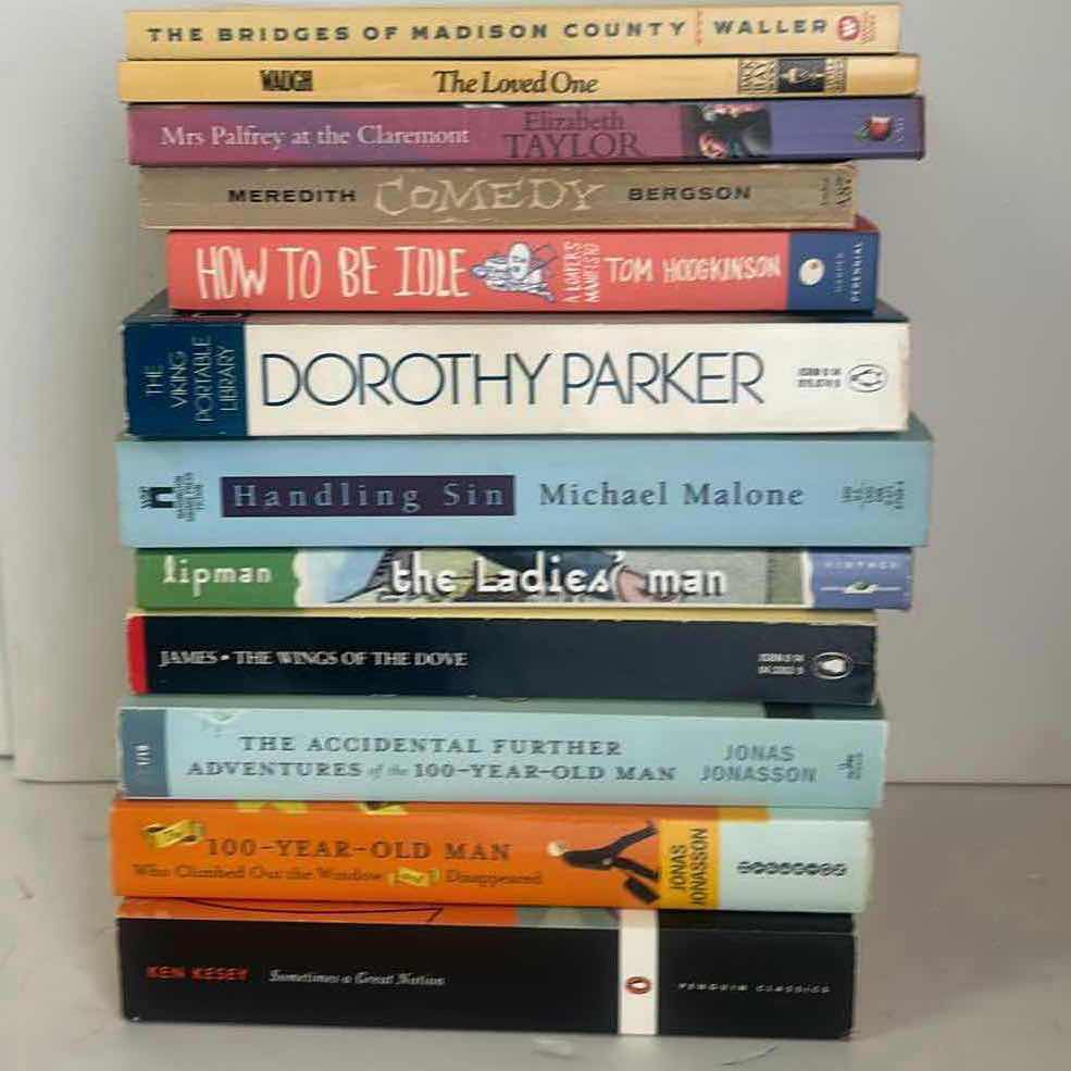 Photo 1 of 12- PAPERBACK BOOKS; JONAS JONASSON, JAMES AND MORE