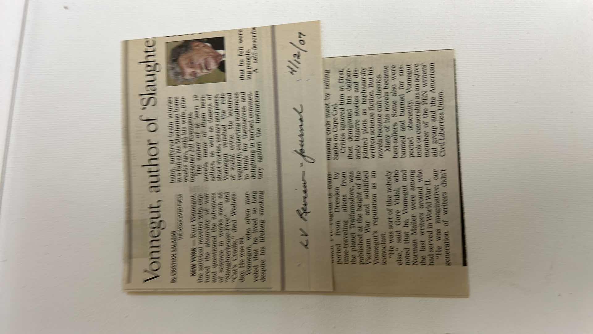 Photo 1 of 2 VINTAGE HARDCOVER BOOKS WITH JACKETS, “THE GRAPES OF WRATH BY STEINBECK, SLAUGHTERHOUSE-5  BY VONNEGUT