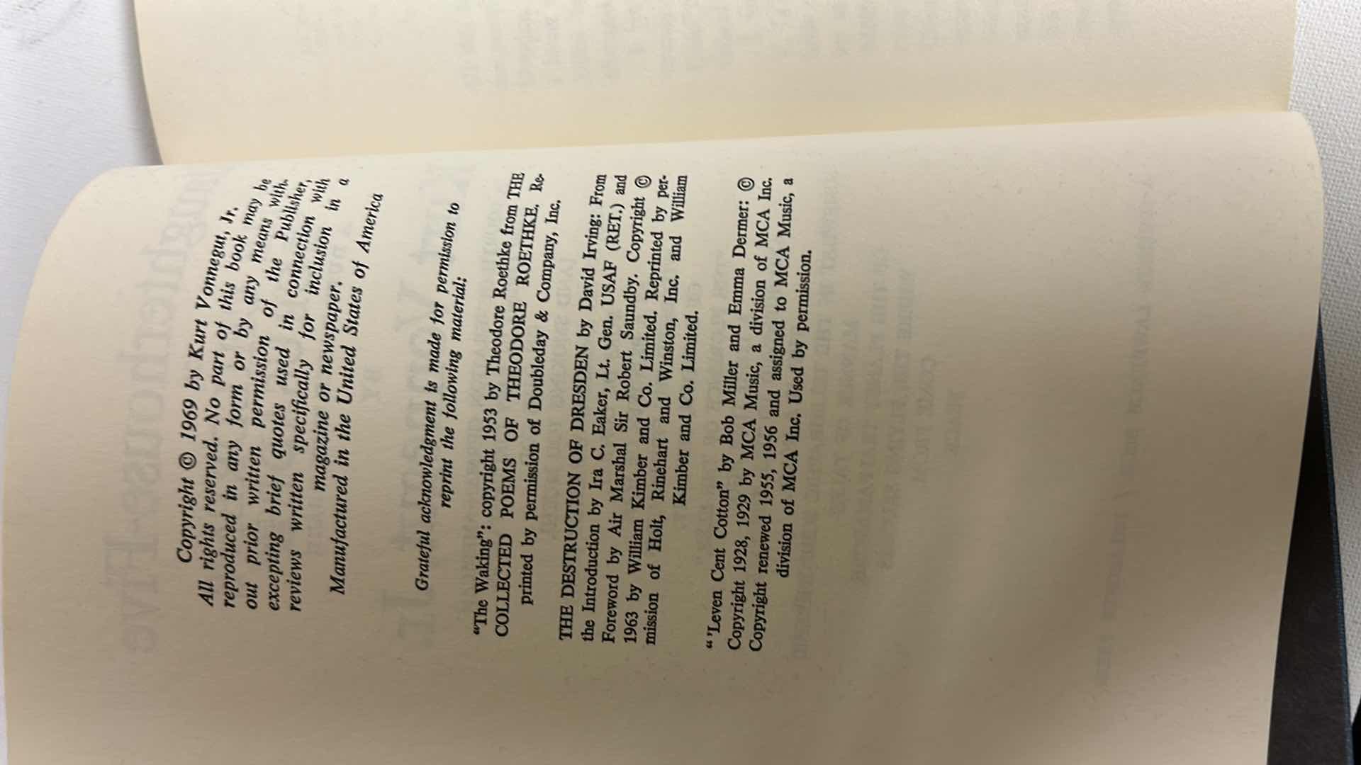 Photo 1 of 2 VINTAGE HARDCOVER BOOKS WITH JACKETS, “THE GRAPES OF WRATH BY STEINBECK, SLAUGHTERHOUSE-5  BY VONNEGUT