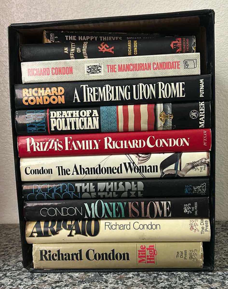Photo 1 of 11- HARDCOVER & 1 PAPERBACK BOOKS BY RICHARD CONDON