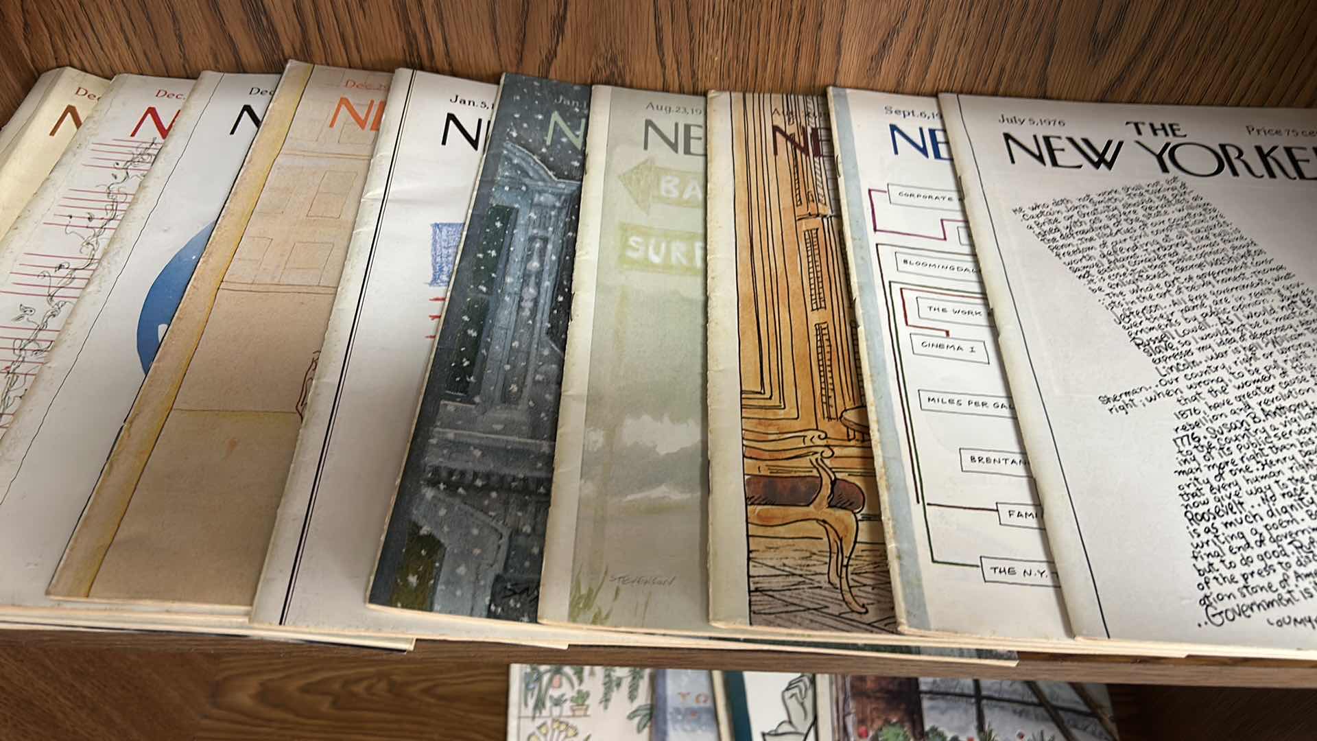 Photo 1 of 10 - VINTAGE NEW YORKER MAGAZINES 1975, 76