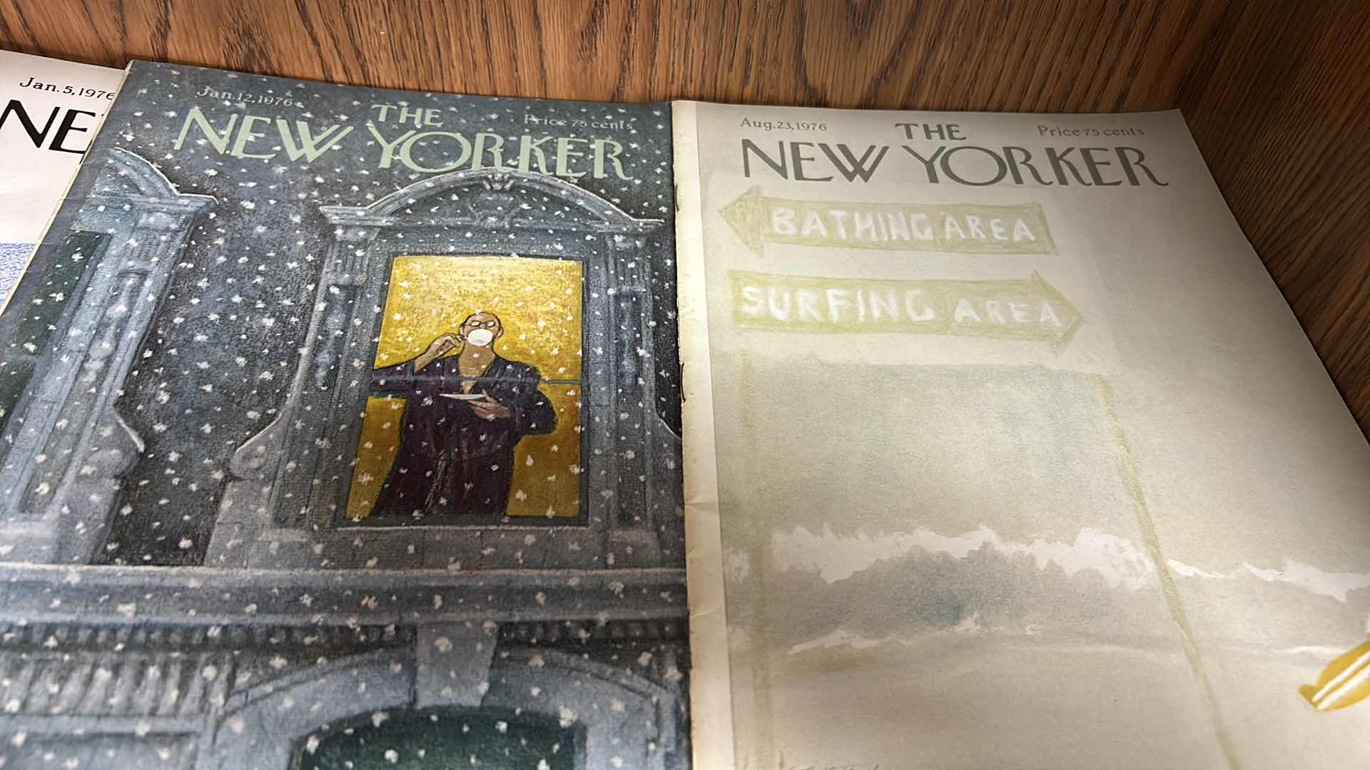 Photo 5 of 10 - VINTAGE NEW YORKER MAGAZINES 1975, 76