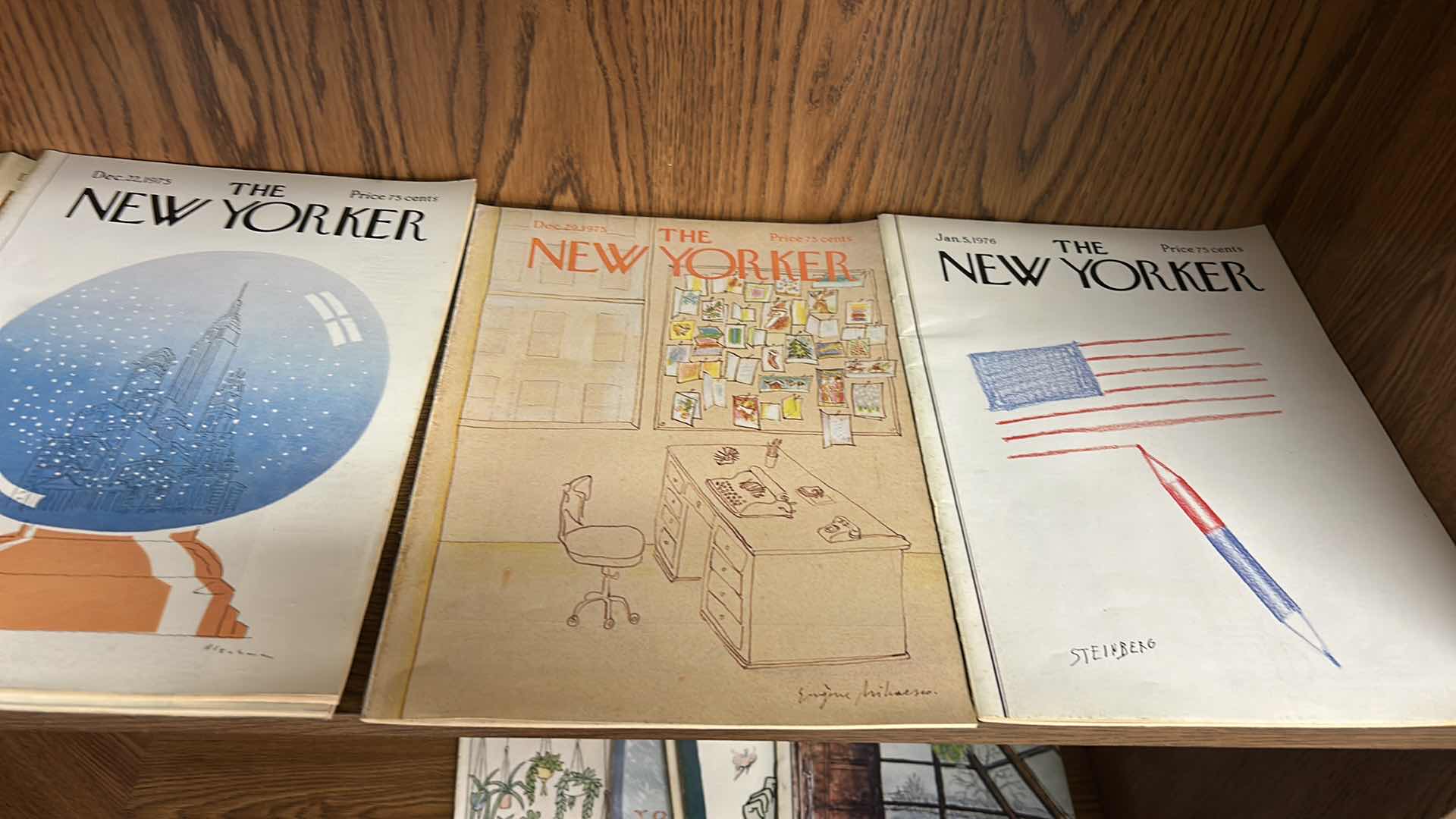 Photo 6 of 10 - VINTAGE NEW YORKER MAGAZINES 1975, 76