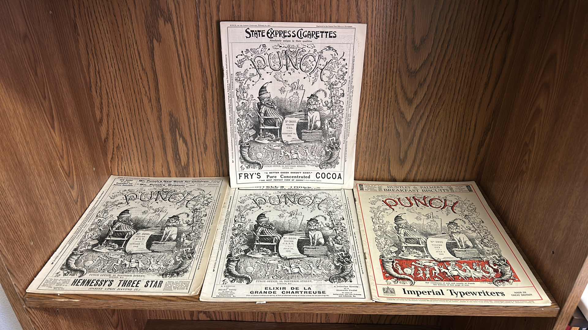 Photo 1 of 4 VINTAGE PUNCH BOOKS FOR CHILDREN 1903, 1911 & 1941