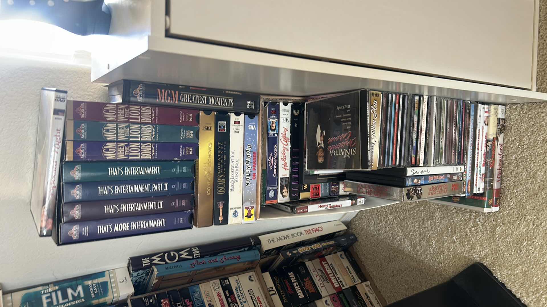 Photo 1 of 2 STACKS VHS TAPES, CD’s AND BOOKS