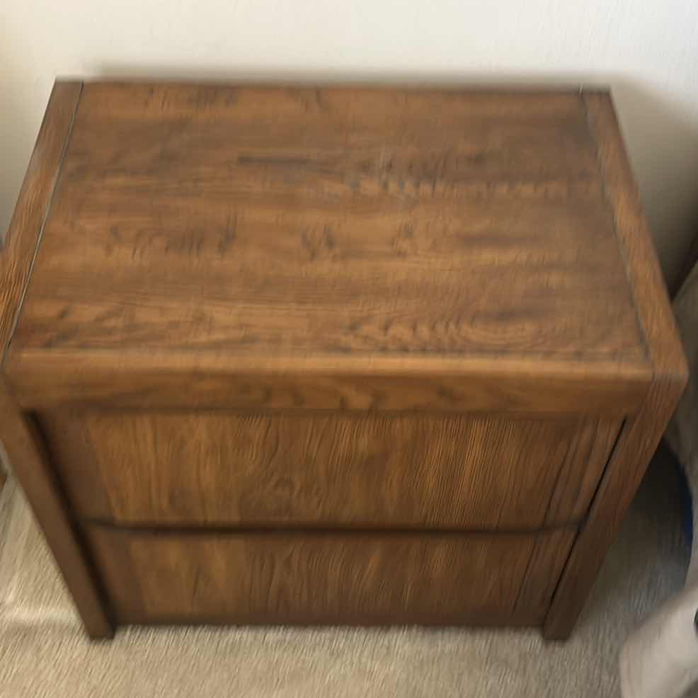 Photo 1 of 2 MATCHING VINTAGE 2 DRAWER NIGHT STANDS