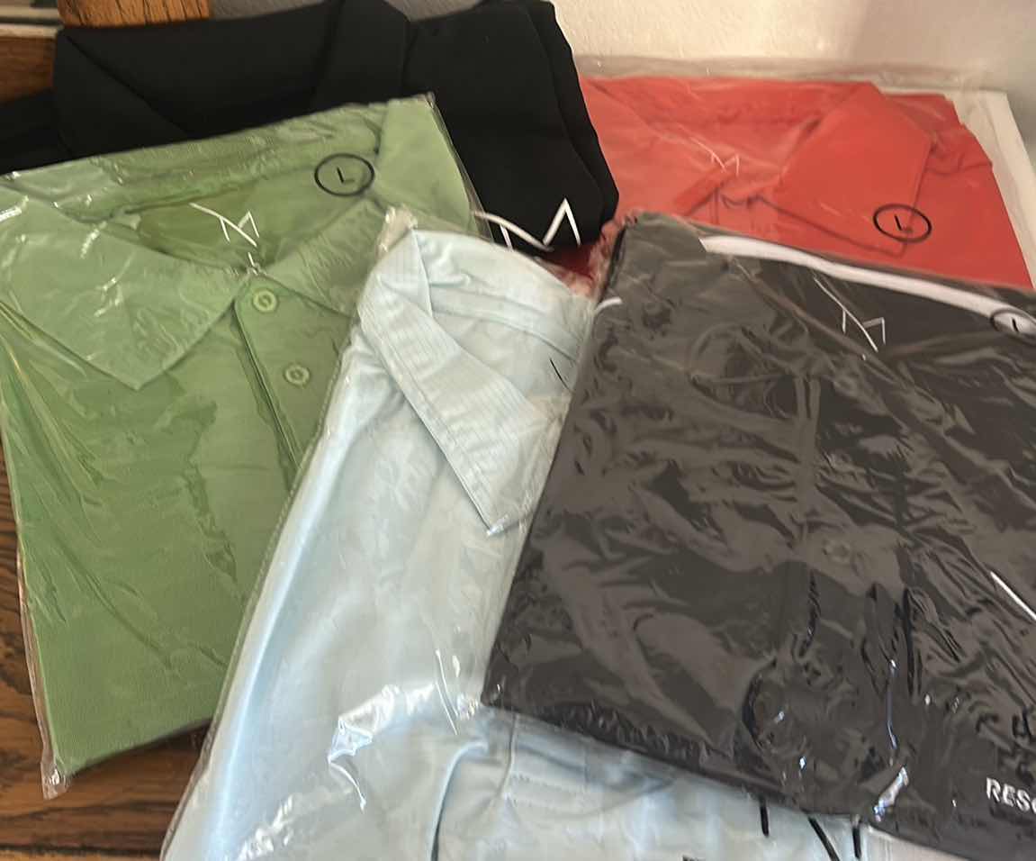 Photo 1 of 5 NEW CASINO POLO SHIRTS SIZE L