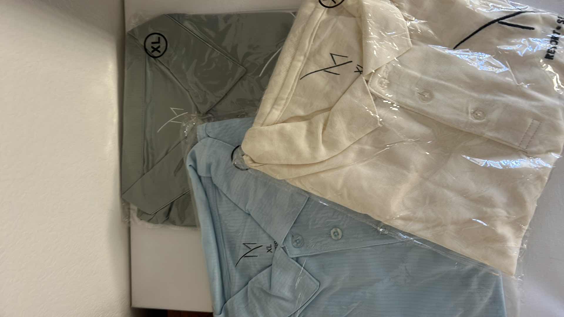 Photo 1 of 3 NEW MENS XL M RESORT POLO SHIRTS