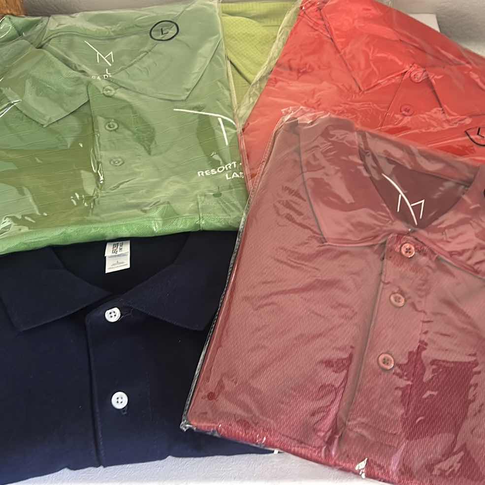 Photo 1 of 5 NEW CASINO POLO SHIRTS SIZE L