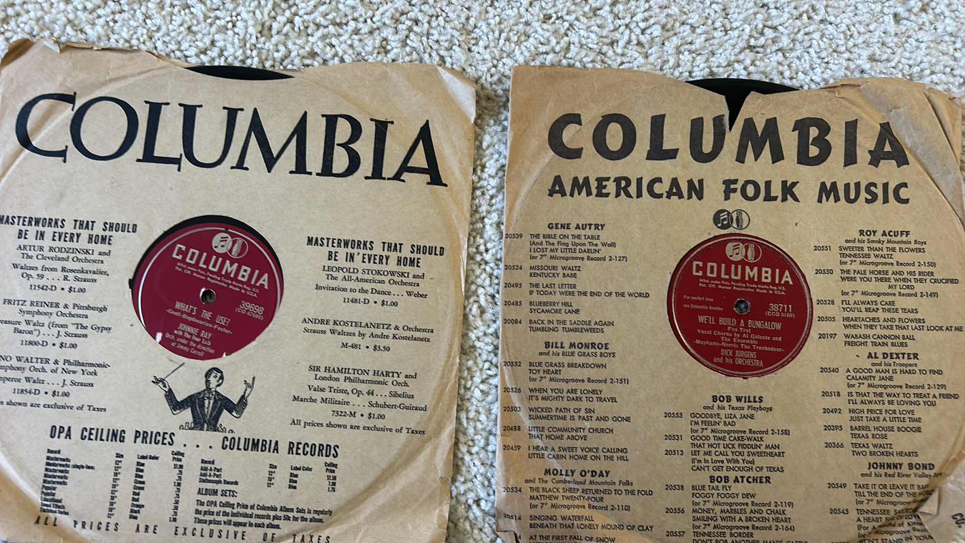 Photo 1 of 4 VINTAGE RECORD ALBUMS - COLUMBIA