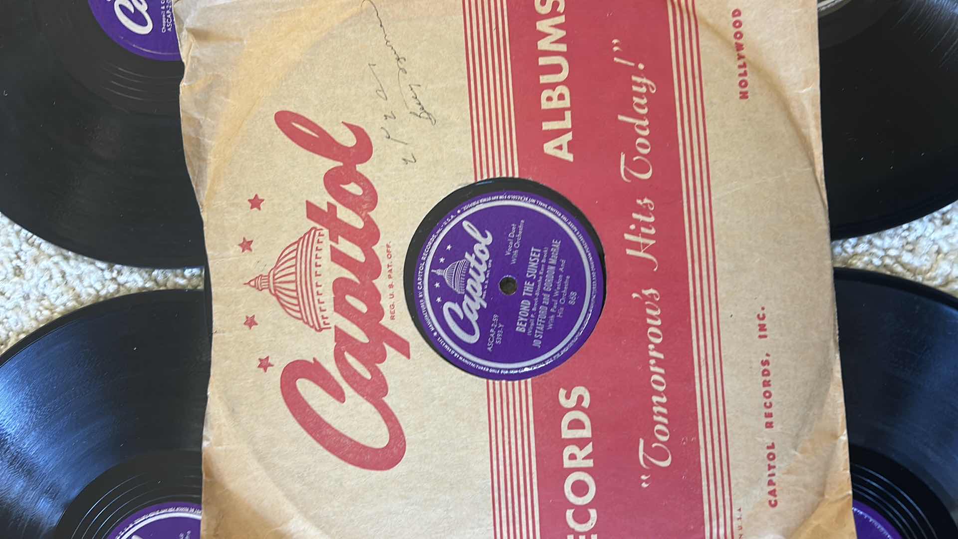 Photo 2 of 4 VINTAGE RECORD ALBUMS - CAPITOL