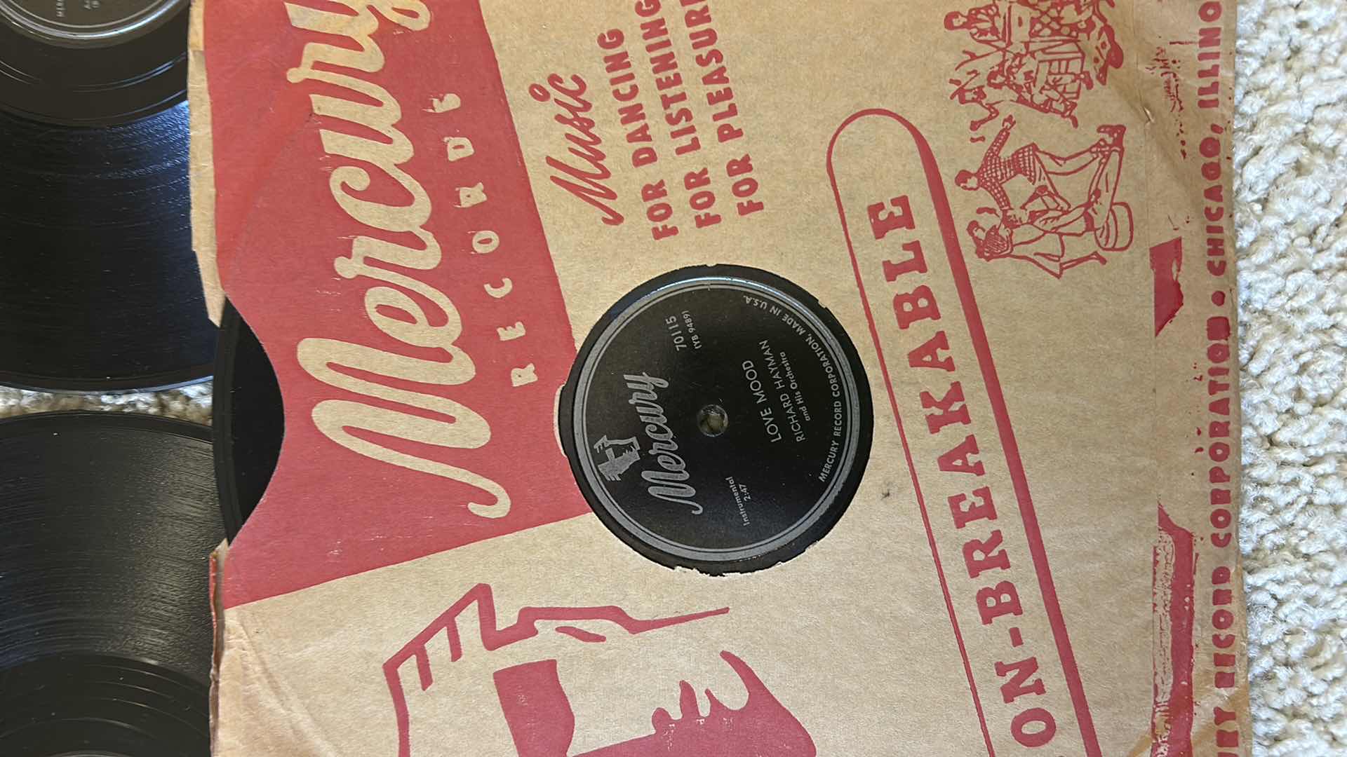 Photo 1 of 3 VINTAGE RECORD ALBUMS - MERCURY