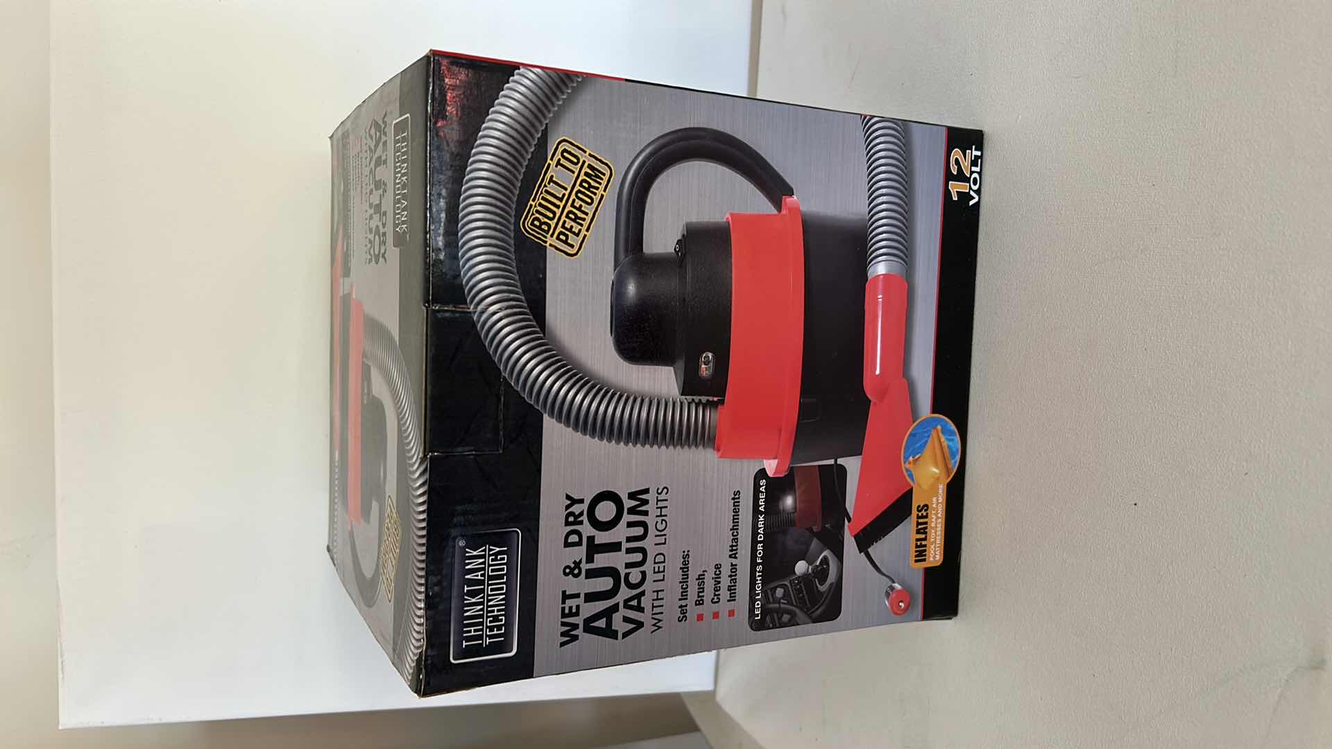 Photo 1 of 3 NEW GARAGE ITEMS - WET AND DRY AUTO VACUUM, FLEXIBLE SCREWDRIVER, MINI AIR COMPRESSOR